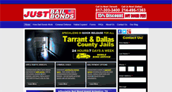 Desktop Screenshot of justbailbond.com